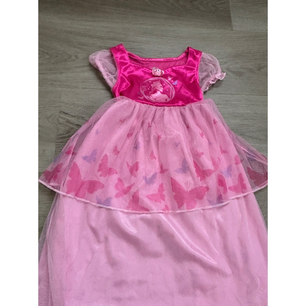 Wicked Movie Glinda Good Witch Pink Butterfly Tulle Nightgown Dress Toddler 2T
